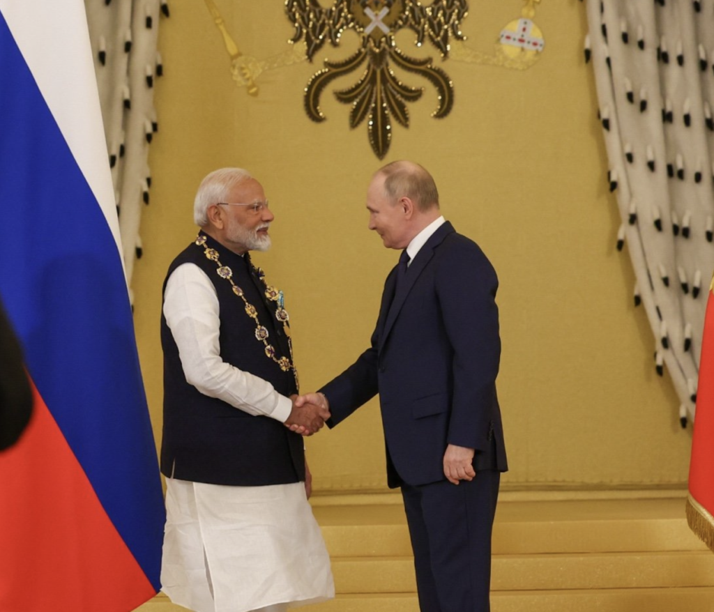 PM Modi exchanges views with Putin on ongoing Russia-Ukraine war 